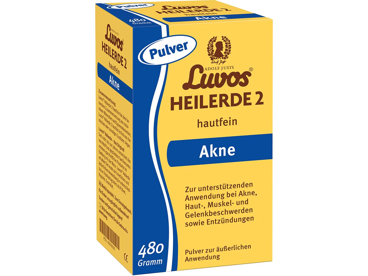 Luvos Heilerde 2 Pulver äußerlich, hautfein, 480 g