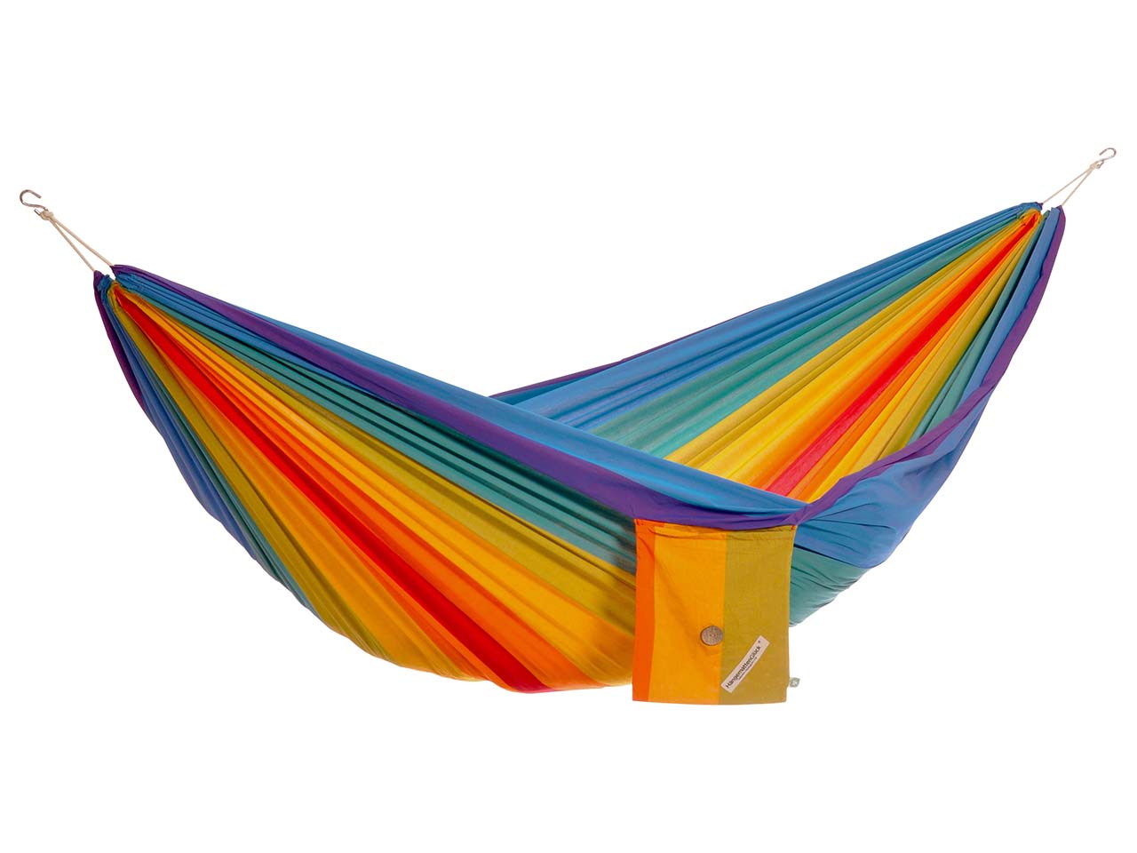 HängemattenGlück Reisehängematte "CAMINO M" inkl. Seilpaar "FIO" colorido