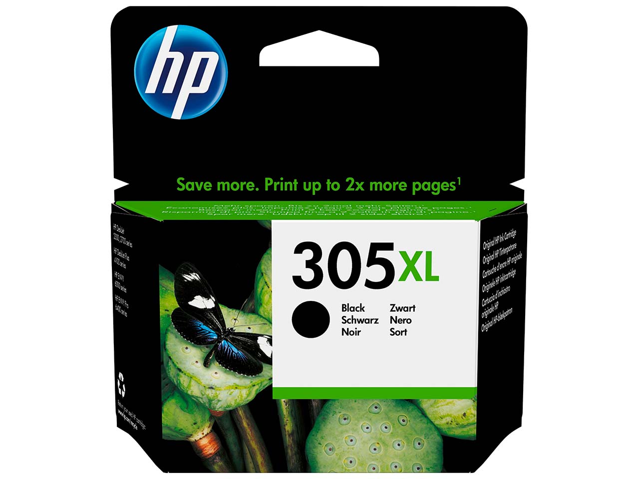 hp Tintenpatrone 3YM62AE, Nr. 305XL schwarz