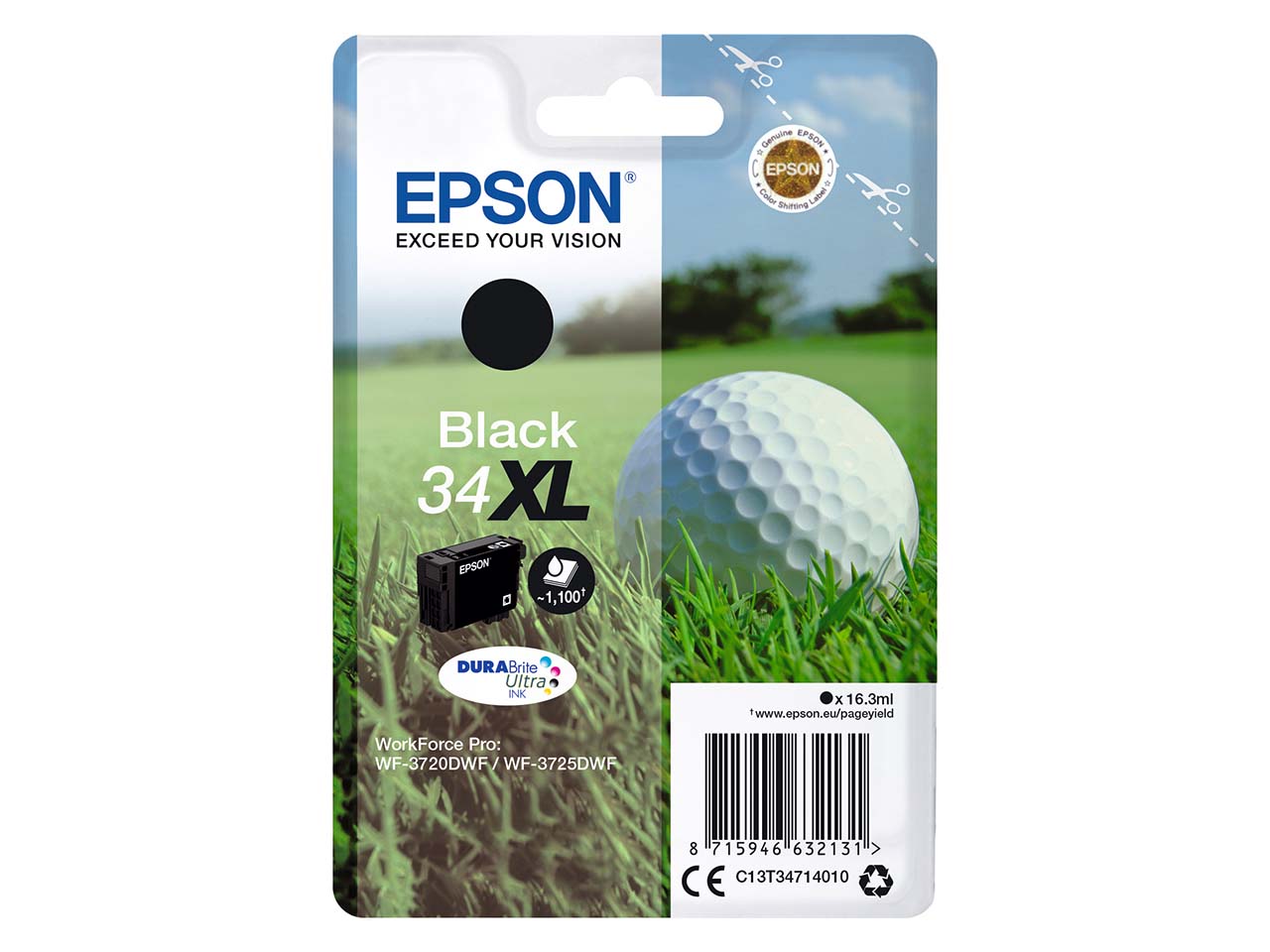 Epson Tintenpatrone T3471/ 34XL schwarz