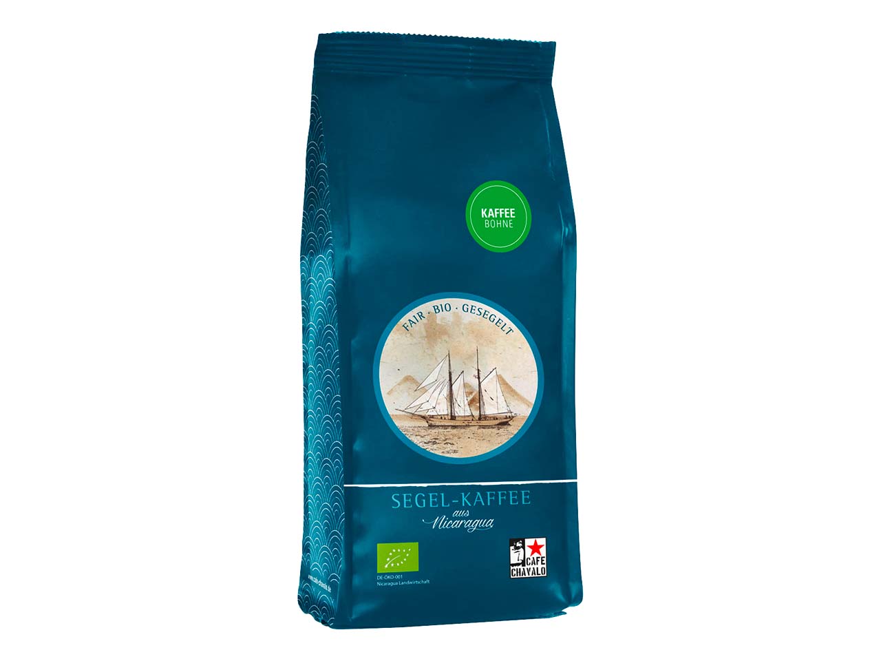 Café Chavalo Bio-Kaffee 'Segel-Kaffee', ganze Bohnen, 250 g