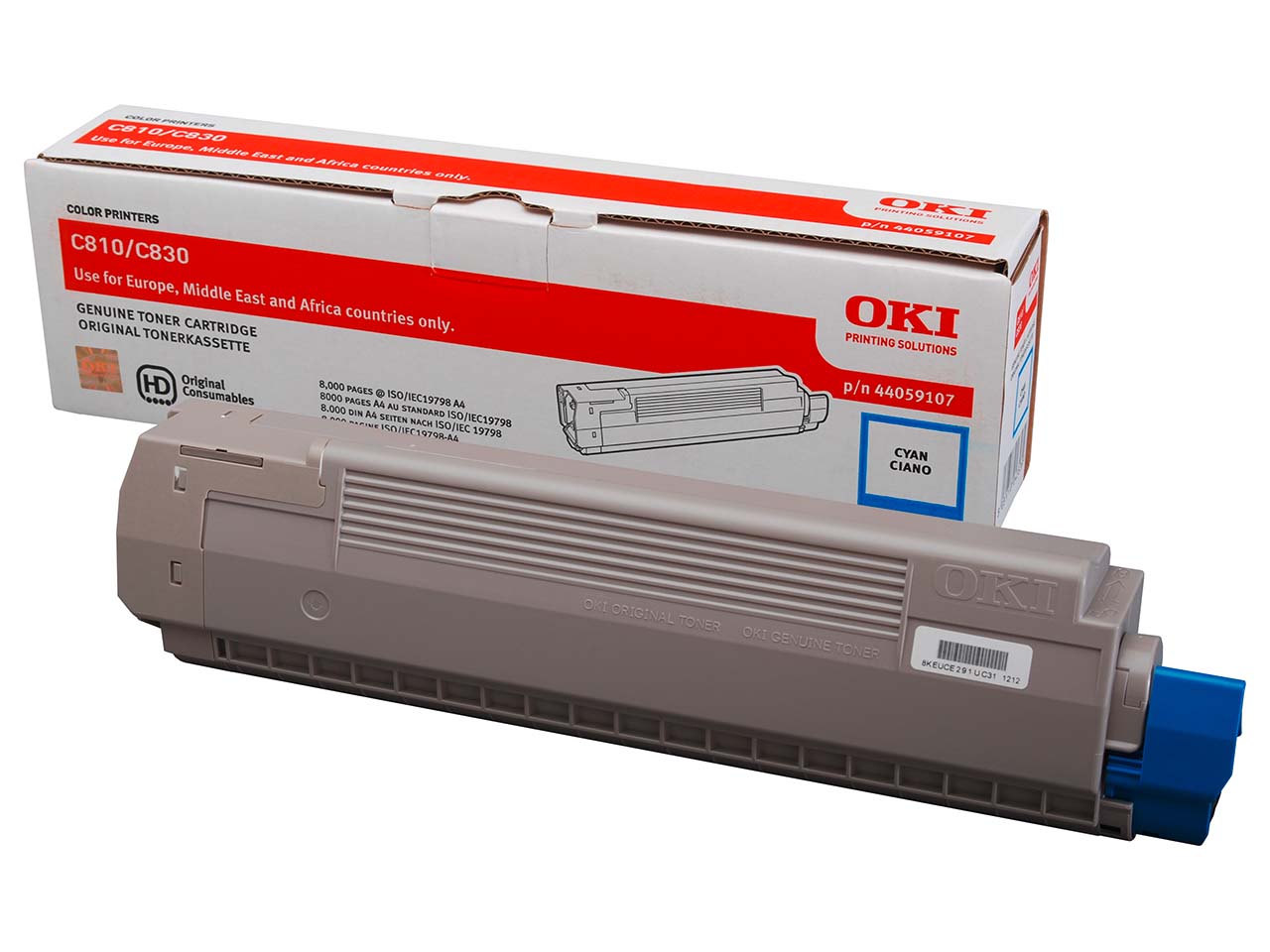 Oki Toner 44059107 cyan
