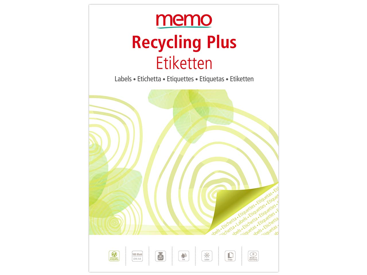 memo-Etiketten 70 x 33,8 mm, 2.400 Stk.