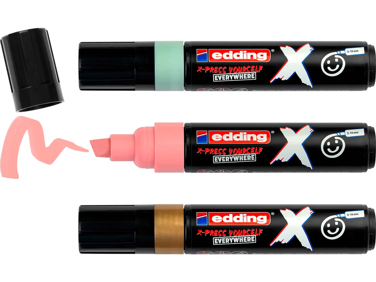 3er Set edding Multimarker "6900 X" Pastellfarben