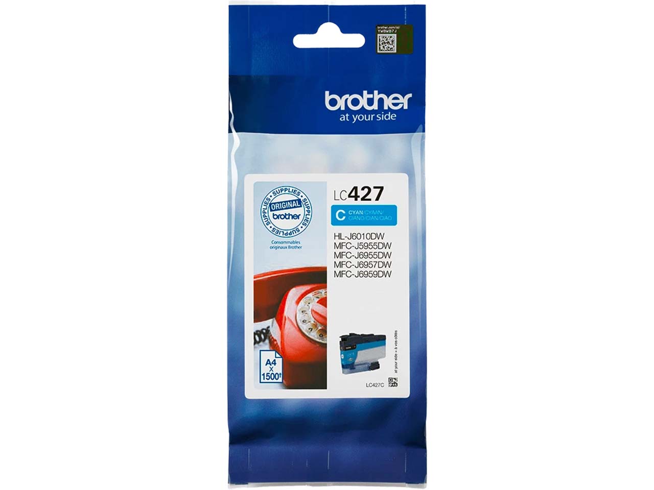 Brother Tintenpatrone LC-427C cyan