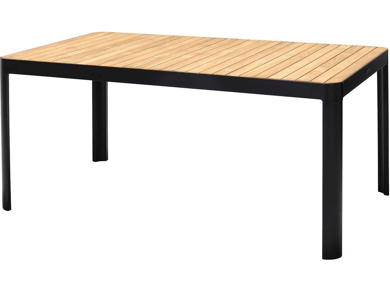 Gartentisch 'Portals' 161 x 95 cm, schwarz