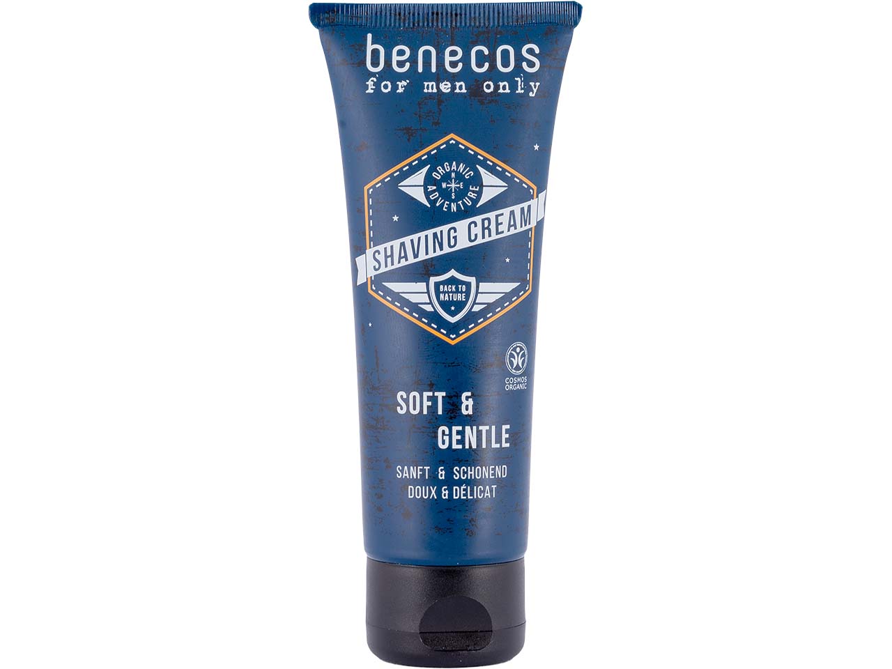 benecos Bio-Rasiercreme "for men only", 75 ml