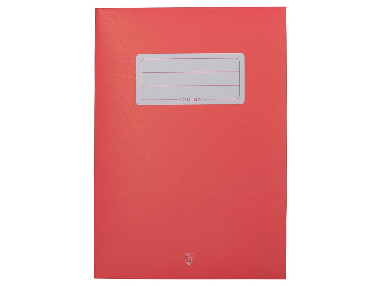 Komima Heftumschlag aus Recyclingpapier, rot DIN A4