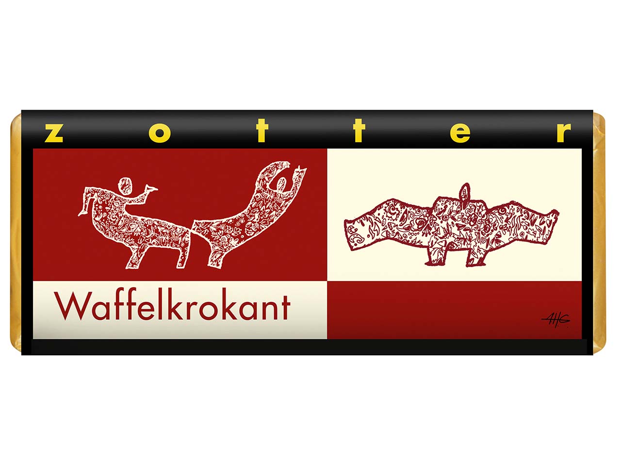 Zotter Bio-Vollmilch-Schokolade "Waffelkrokant" 70 g