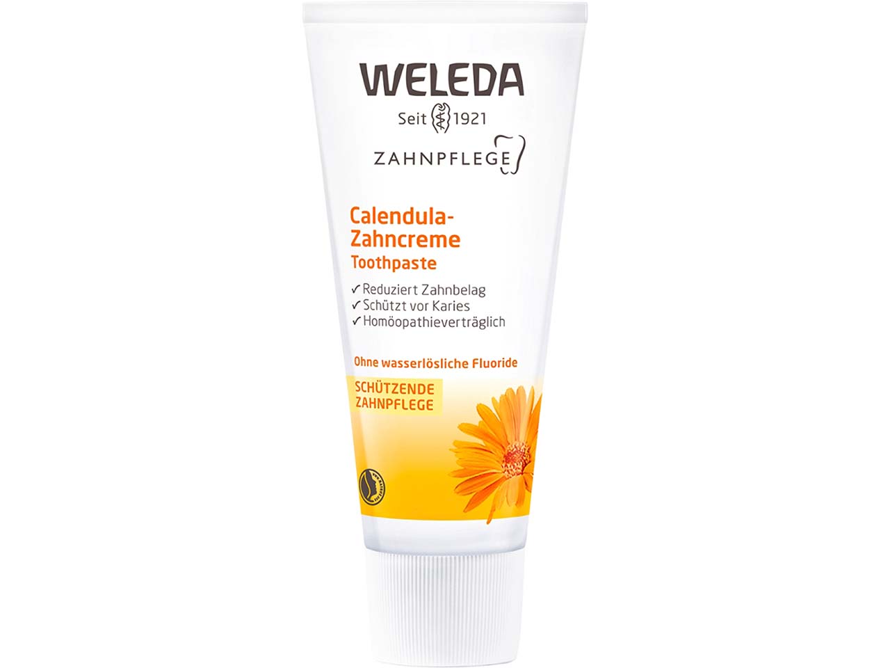 WELEDA Bio-Zahncreme mit Calendula, 75 ml