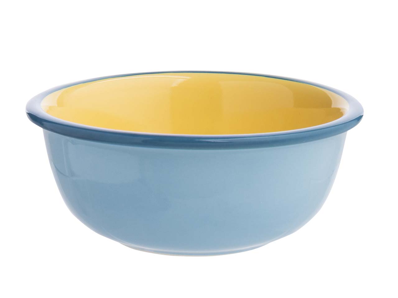 tranquillo Schüssel "BLUE CANDY" blau/gelb