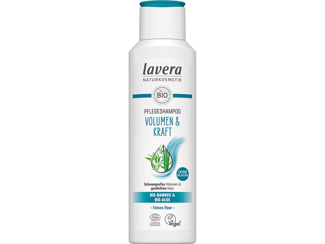 lavera Bio-Pflegeshampoo "Volumen & Kraft", 250 ml