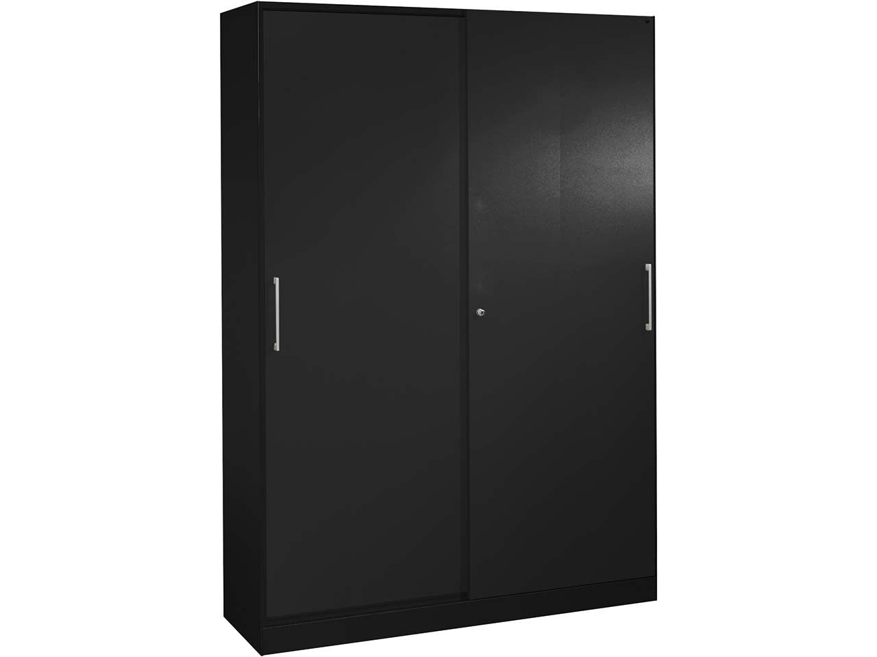 Schiebetürenschrank "CONTACT", Höhe 198 cm  (BxT) 120 x 43,5, schwarz