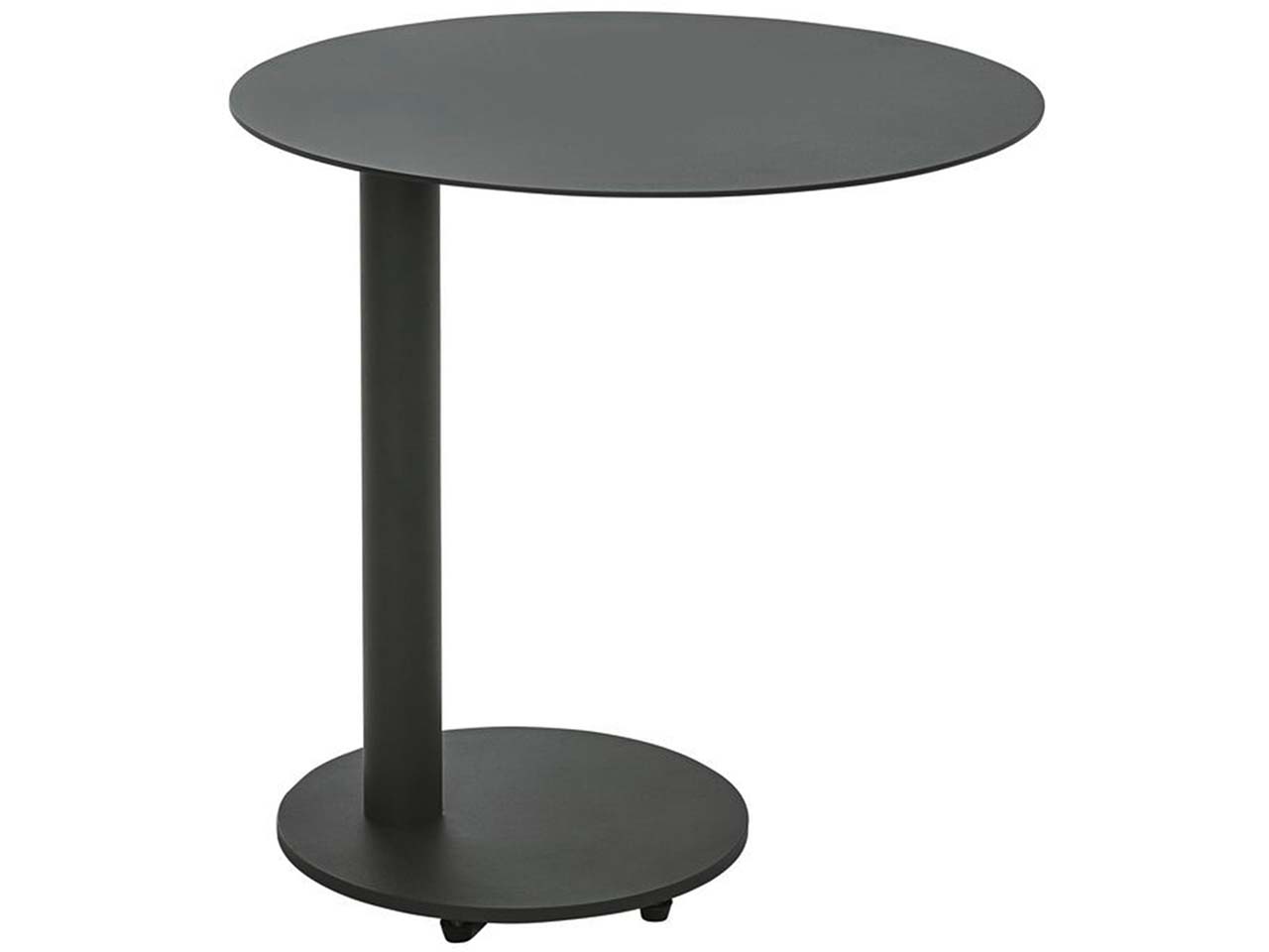 Beistelltisch "Belfort" B 40 x T 50 x H 50 cm, aus Aluminium, anthrazit