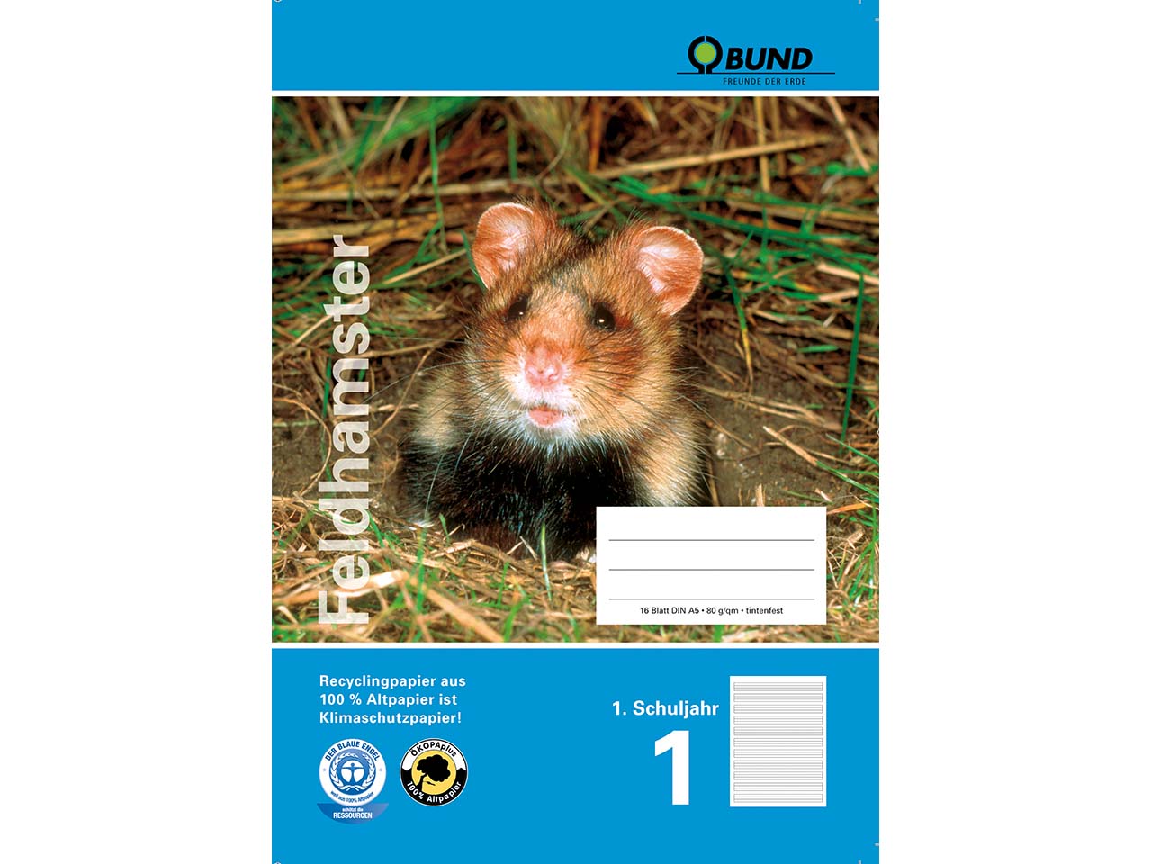 BUND Heft A5 Lineatur 1 für die 1. Klasse