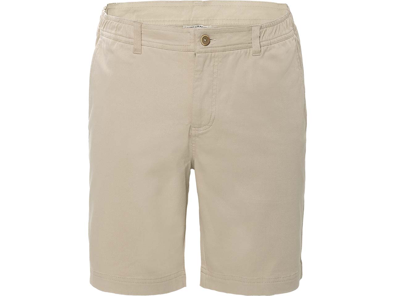 Living Crafts Bio-Herren-Bermuda-Short "MIKA" mit Taschen, sabbia, Gr. 33R