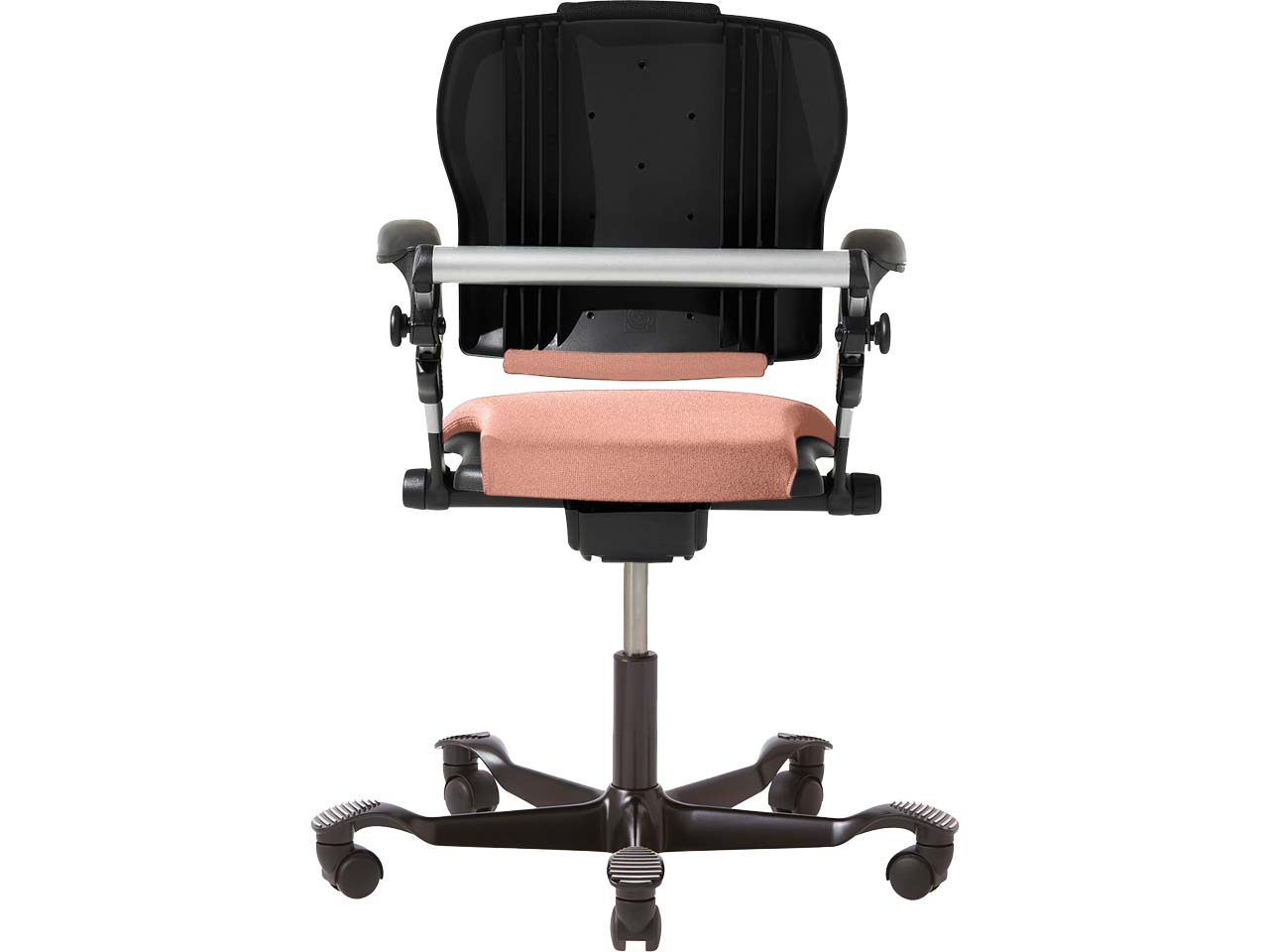 HAG Bürodrehstuhl "H03 340" Gestell: schwarz, Stoff: Select light blush