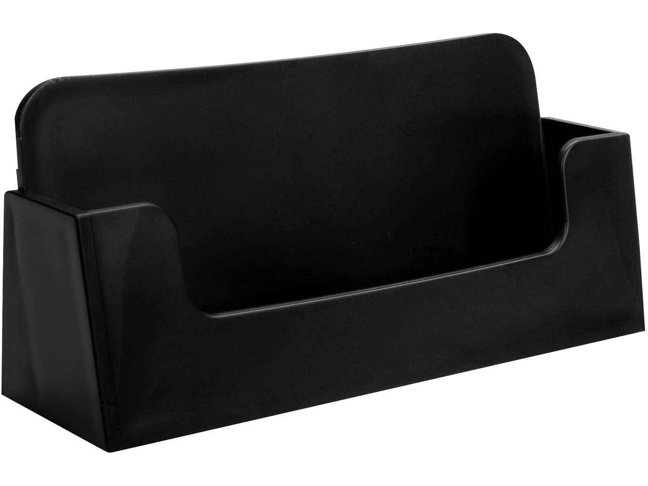 Exacompta Visitenkartenhalter "Exacryl" aus PS, 34 x 102 x 47 mm, schwarz