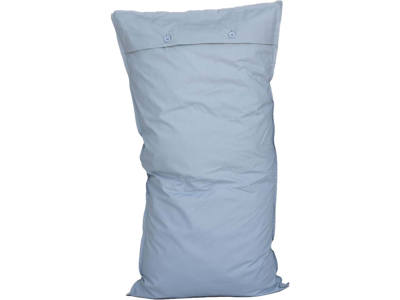 MELA Bio-Kopfkissenbezug "BHANU" aus Perkal, 40 x 80 cm, cloudy blue
