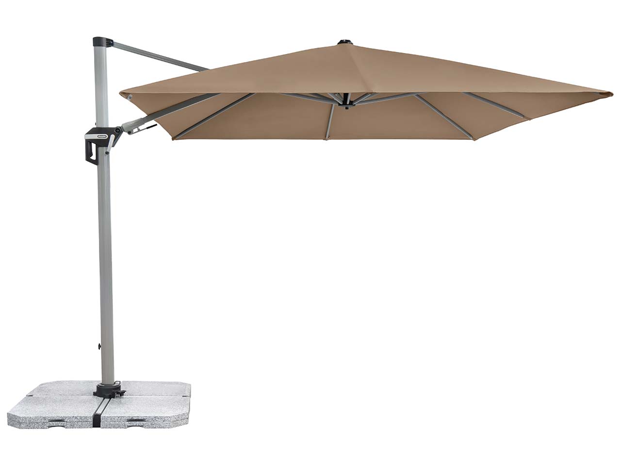 doppler Pendelschirm "Active II" 350 x 260 cm, greige