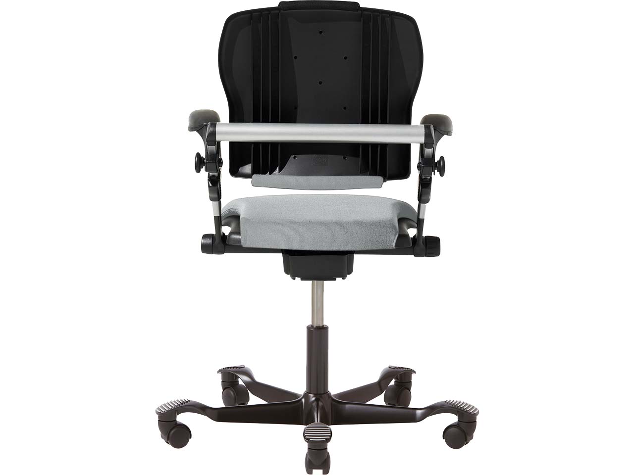 HAG Bürodrehstuhl "H03 340" Gestell: schwarz, Stoff: Select light ash grey