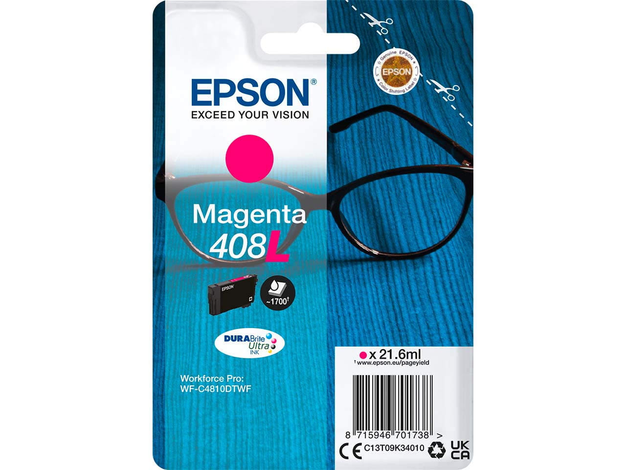 Epson Tintenpatrone 408XL magenta
