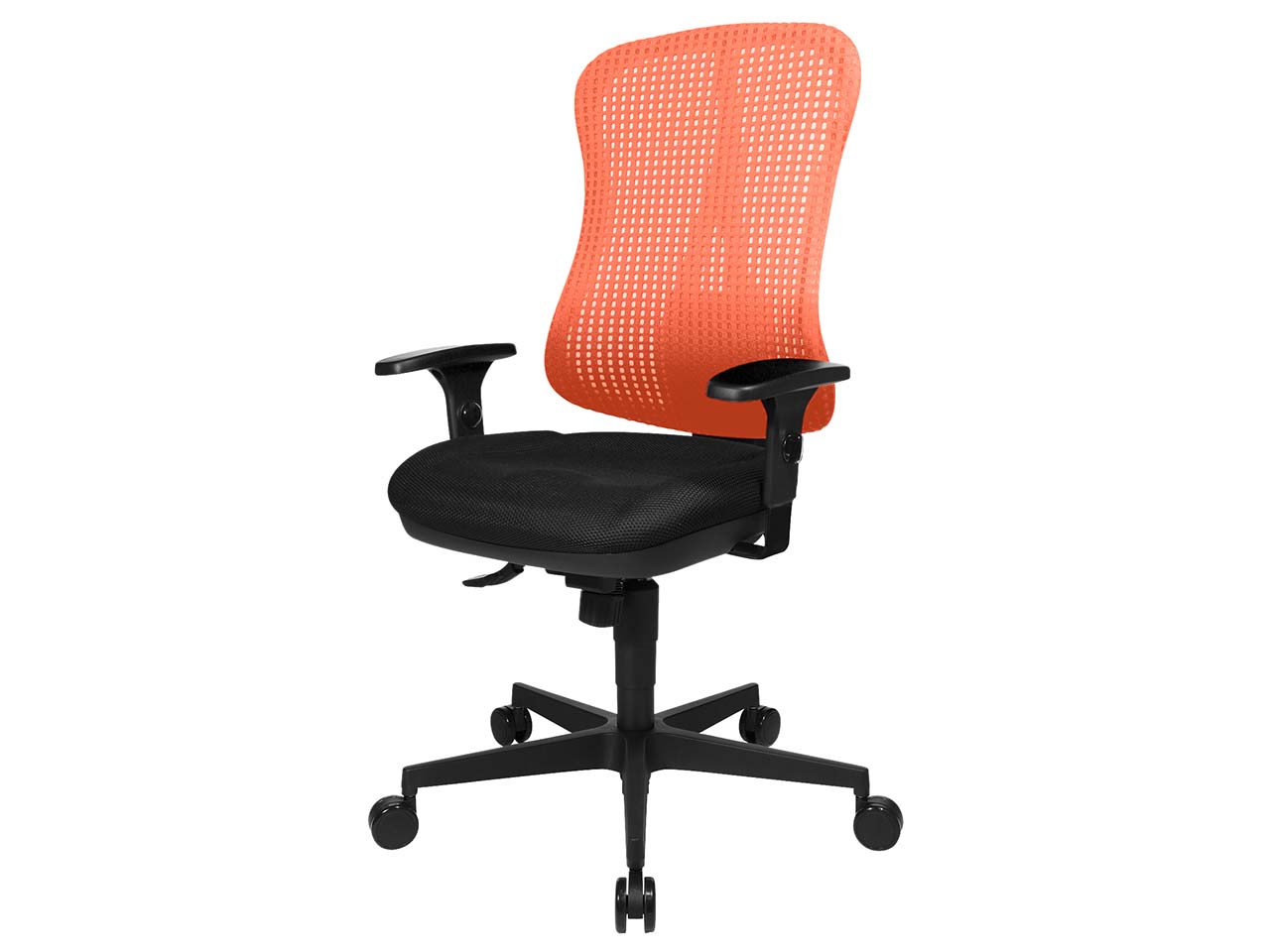 Topstar Bürodrehstuhl "Head Point SY" mit Armlehnen rot