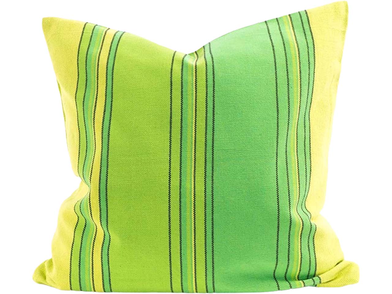 HängemattenGlück Kissenbezug 40 x 40 cm, lind gestreift