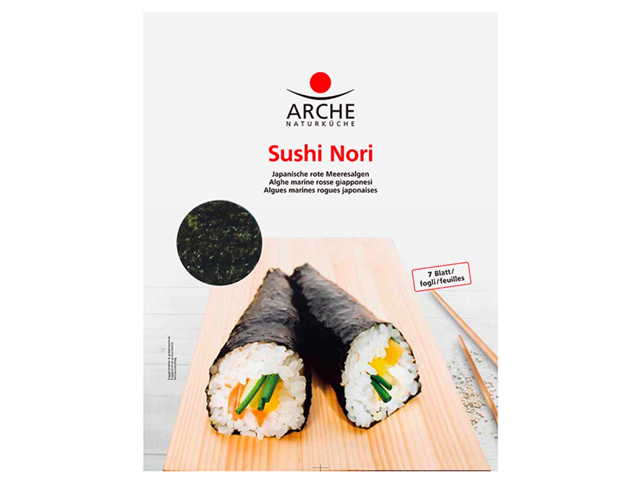 ARCHE Bio-Nori-Blätter für Sushi, 17 g