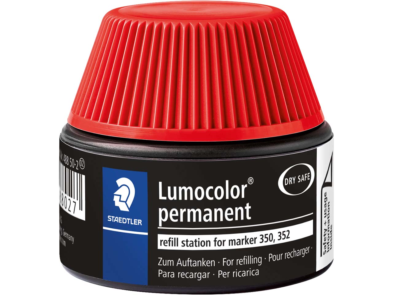 STAEDTLER Nachfülltinte für Permanent-Marker "Lumocolor 350/352" rot