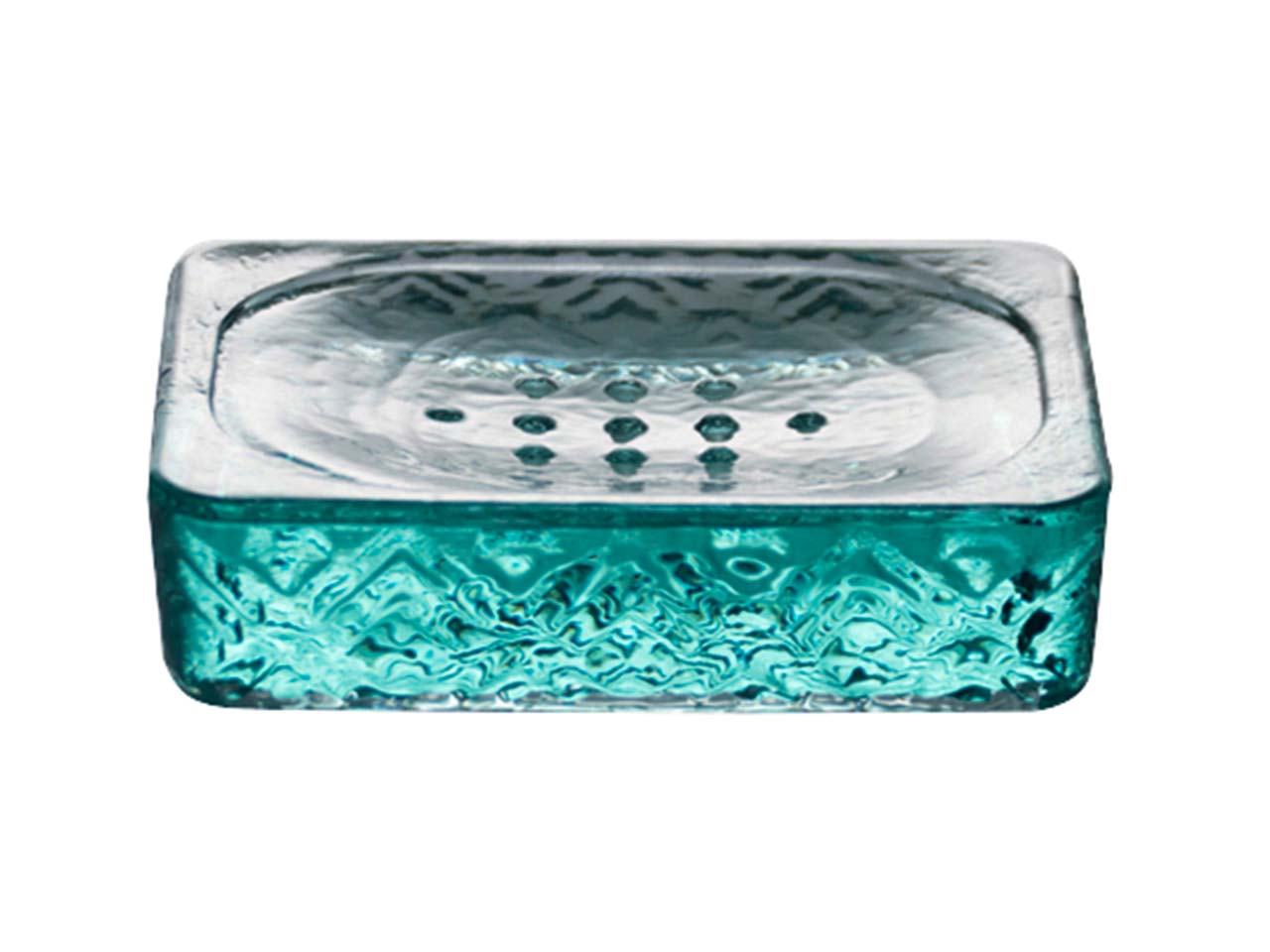 Seifenschale 'Nihon' aus Recyclingglas