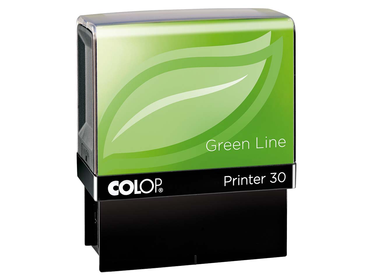 Colop "Green Line" P30 Stempel mit Logo und individueller Textplatte 5-zeilig