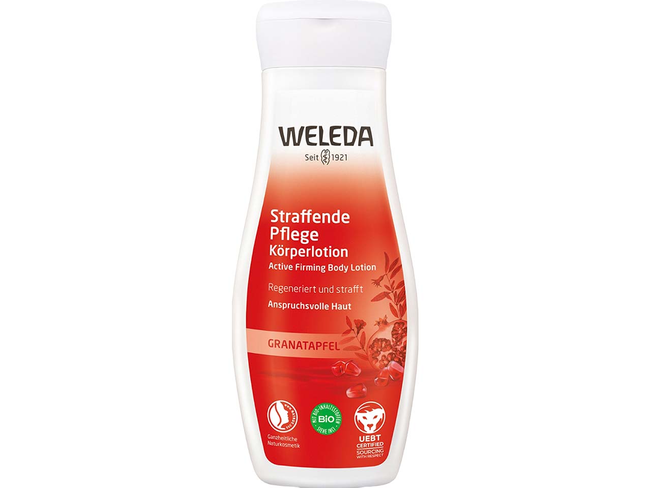 WELEDA Bio-Körperlotion "Straffende Pflege" mit Granatapfel, 200 ml
