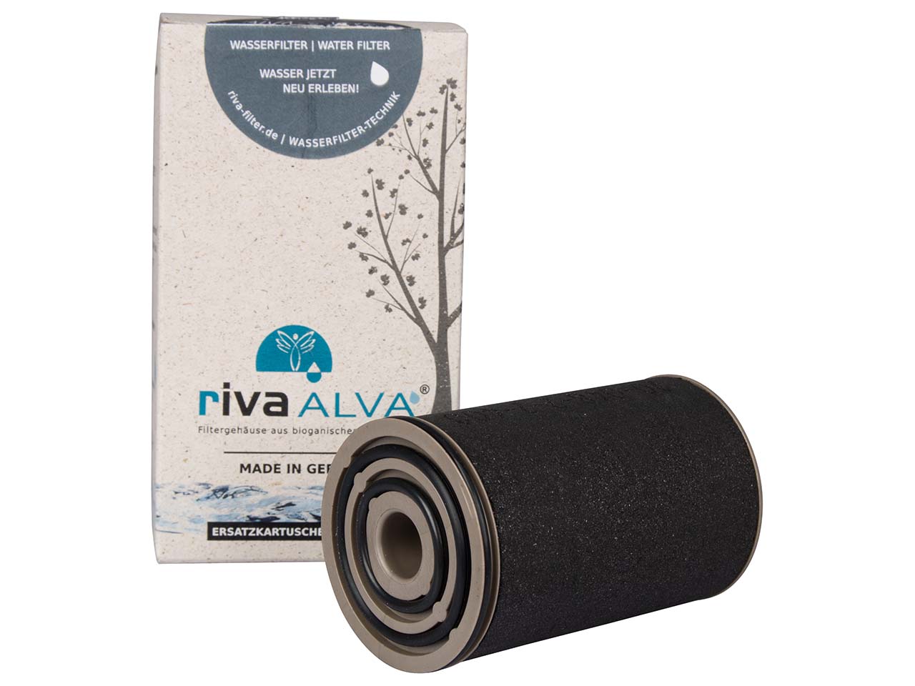 riva Ersatzkartusche für "ALVA-S Viva" mit Blockativkohle