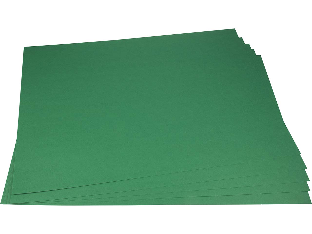 5 Bögen Bastelkarton 65 x 100 cm, 350 g/m² grün