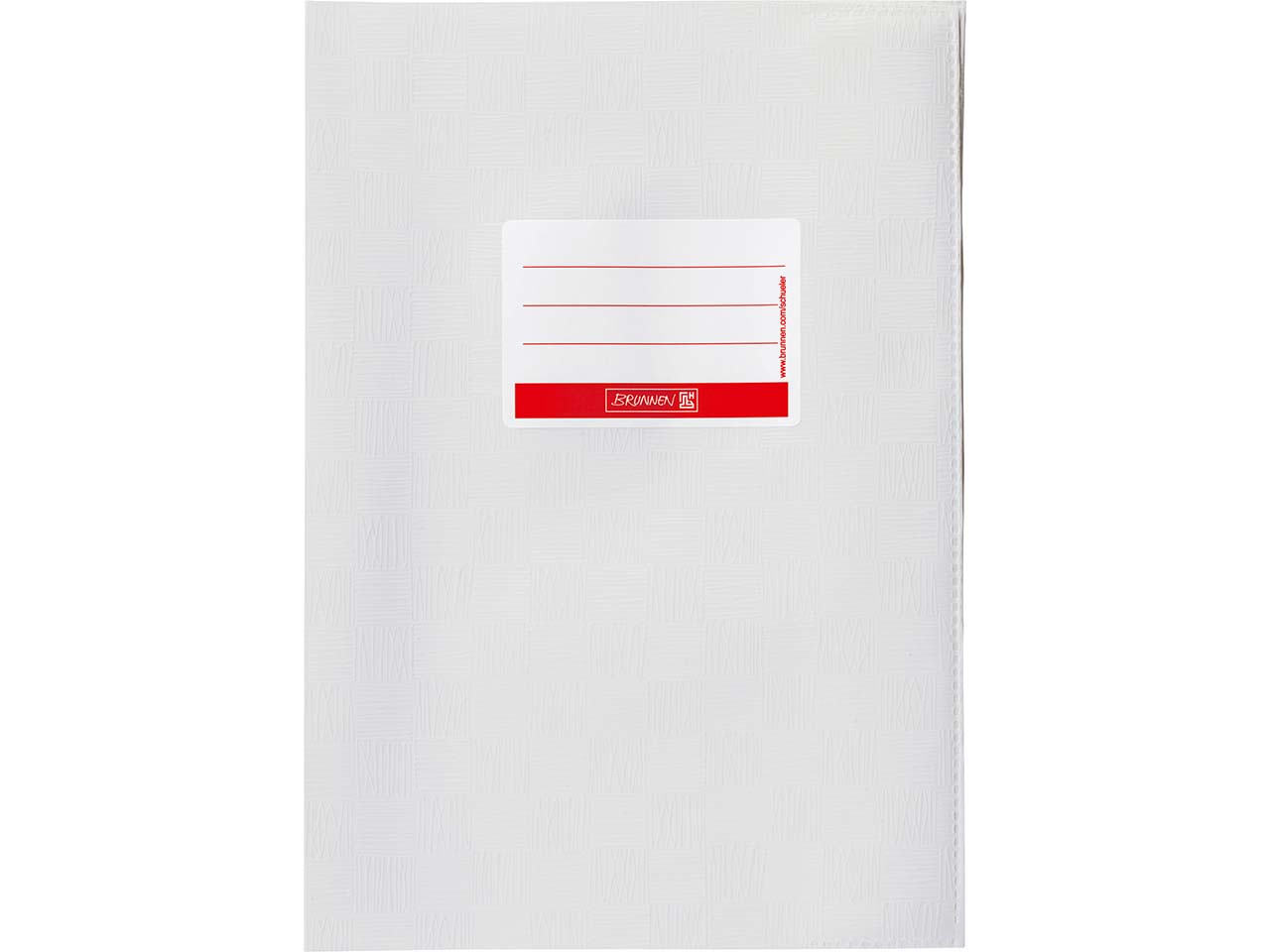 BRUNNEN Heftumschlag aus Polypropylen DIN A5, weiß