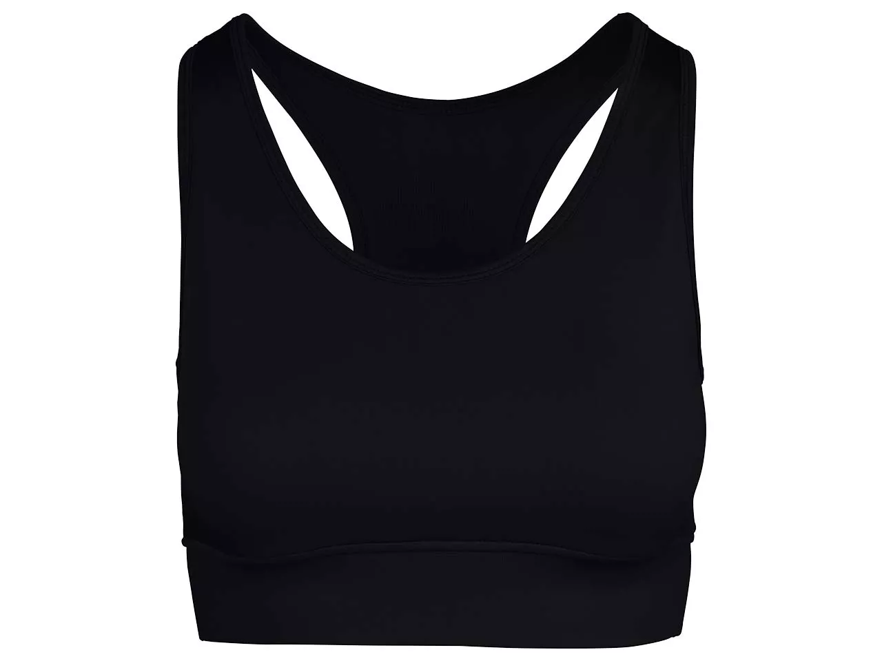 TRUE NORTH Damen-Sport-BH, schwarz, Gr. S