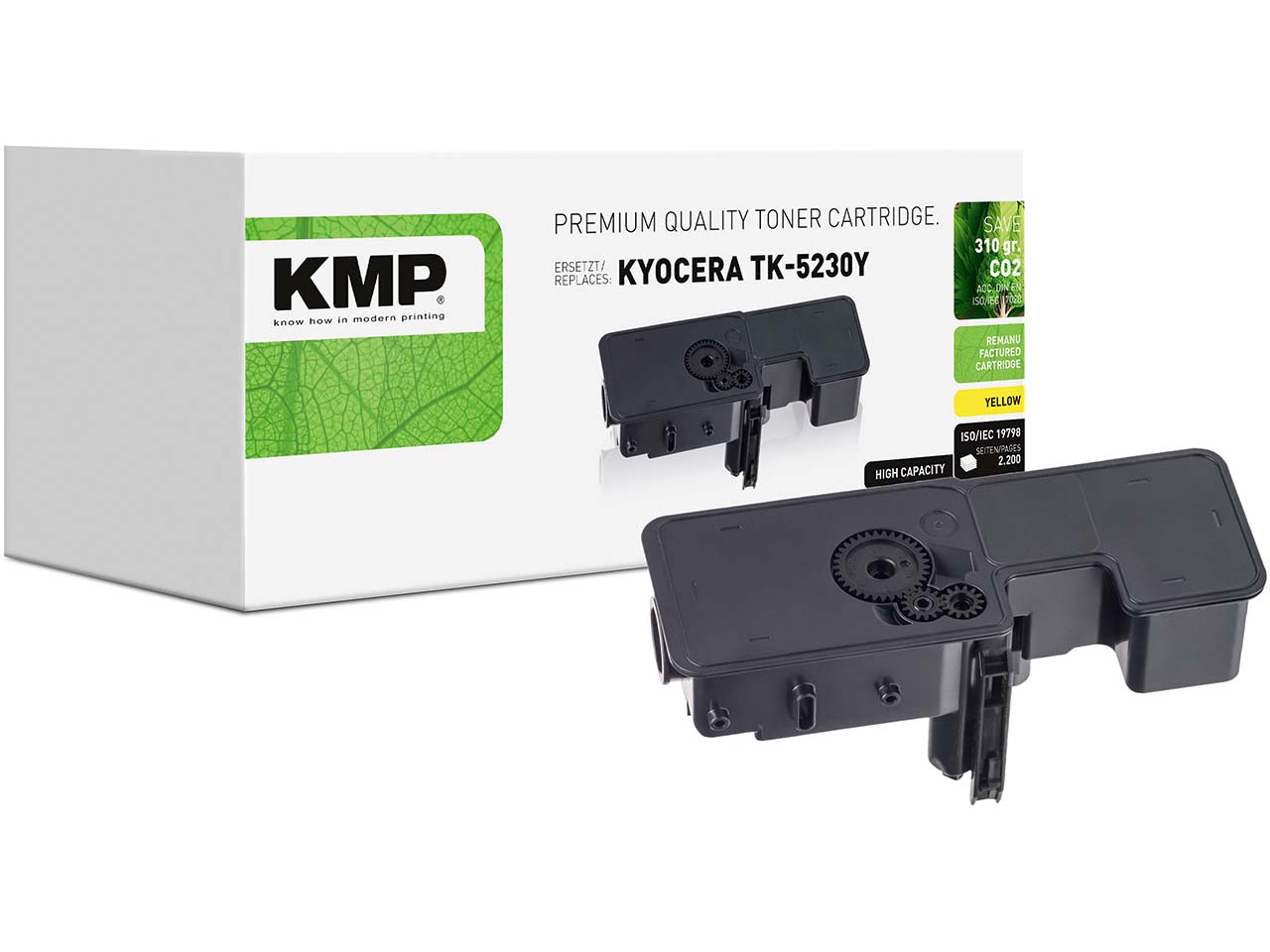 KMP Toner ersetzt Kyocera TK-5230Y gelb