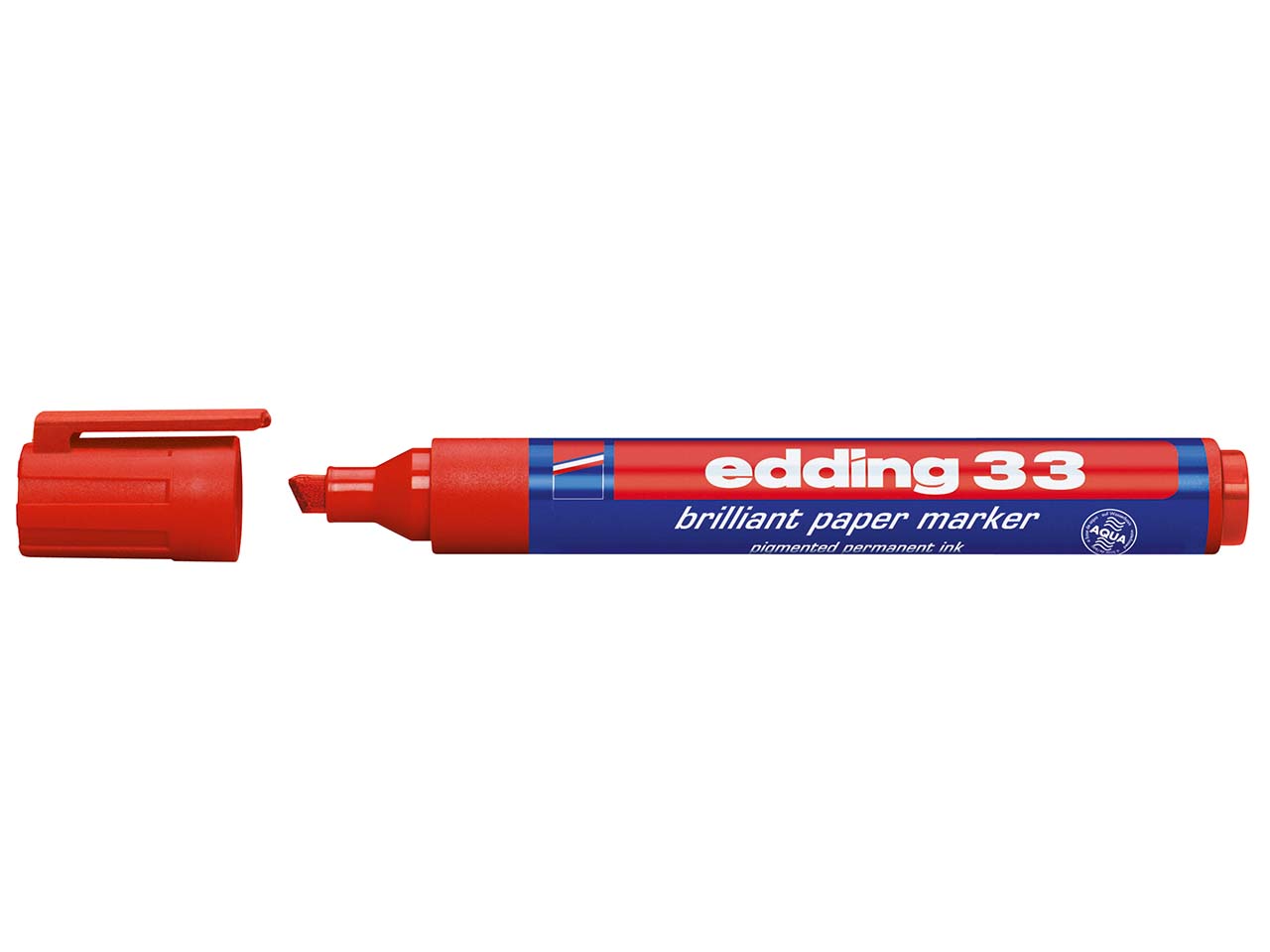 edding Pigmentmarker "33" rot