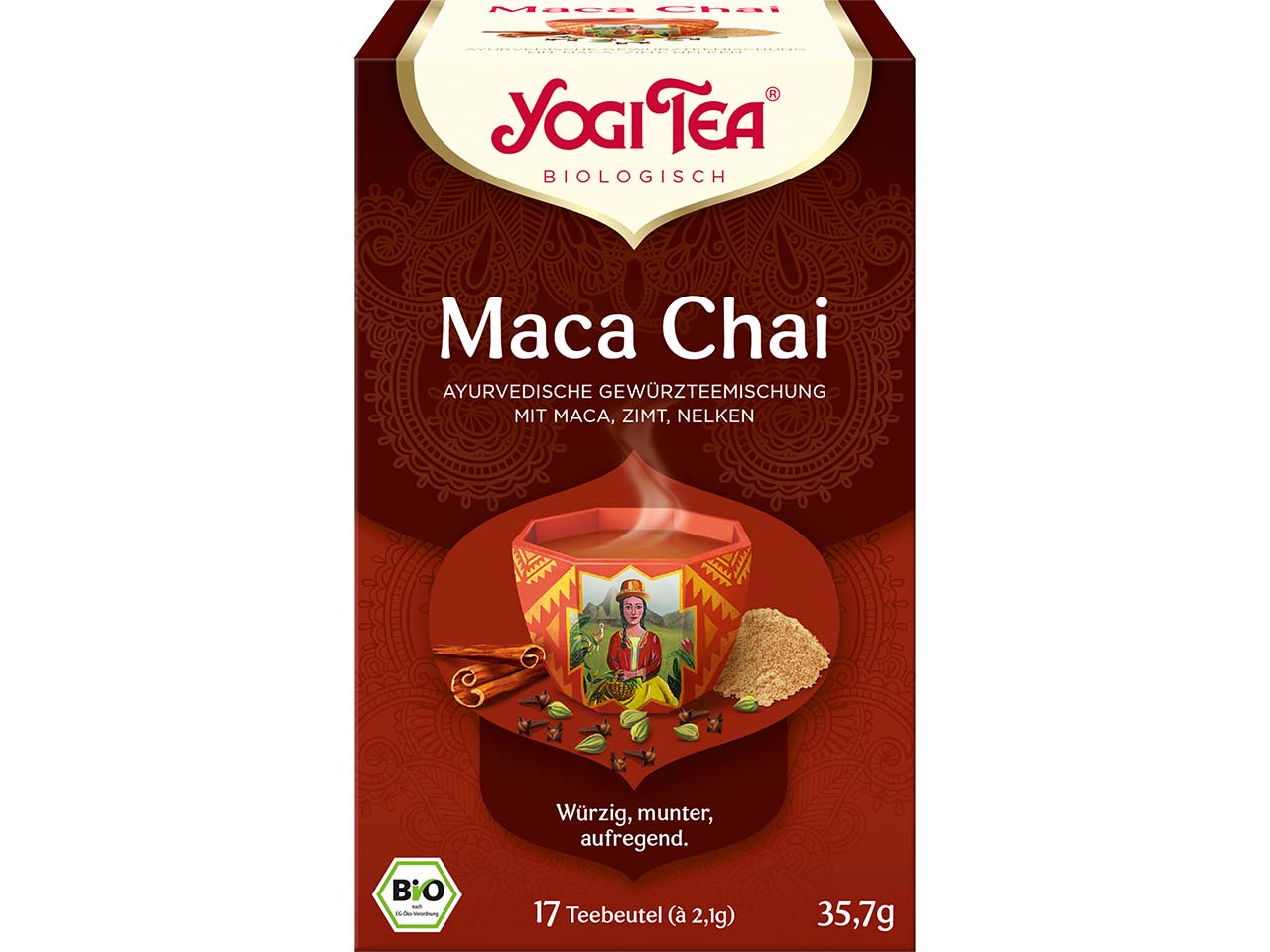YOGI TEA Bio-Gewürztee "Maca Chai", 35,7 g