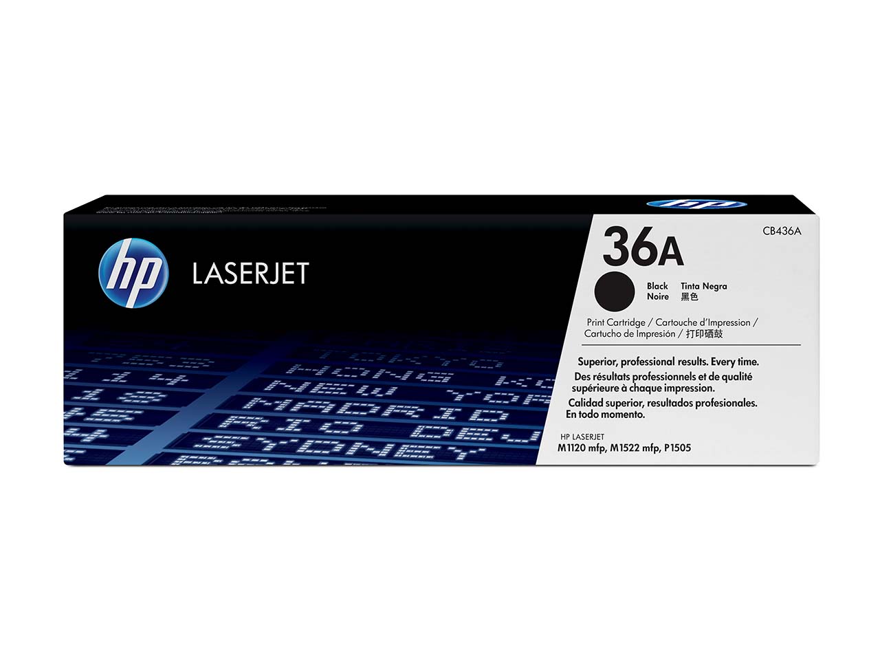 hp Druckkassette CB436A schwarz