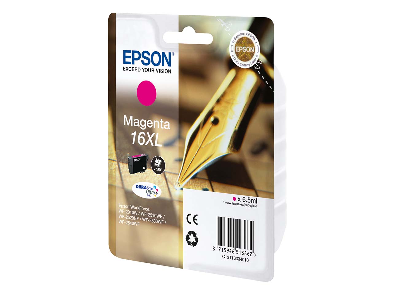 Epson Tintenpatrone 16 XL magenta