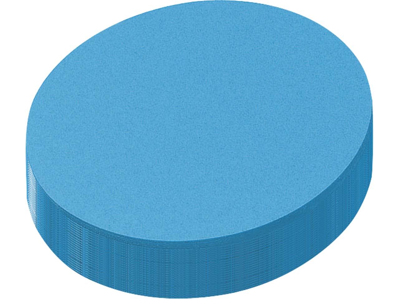 250 Blatt Moderationspapier Kreise 19cm blau