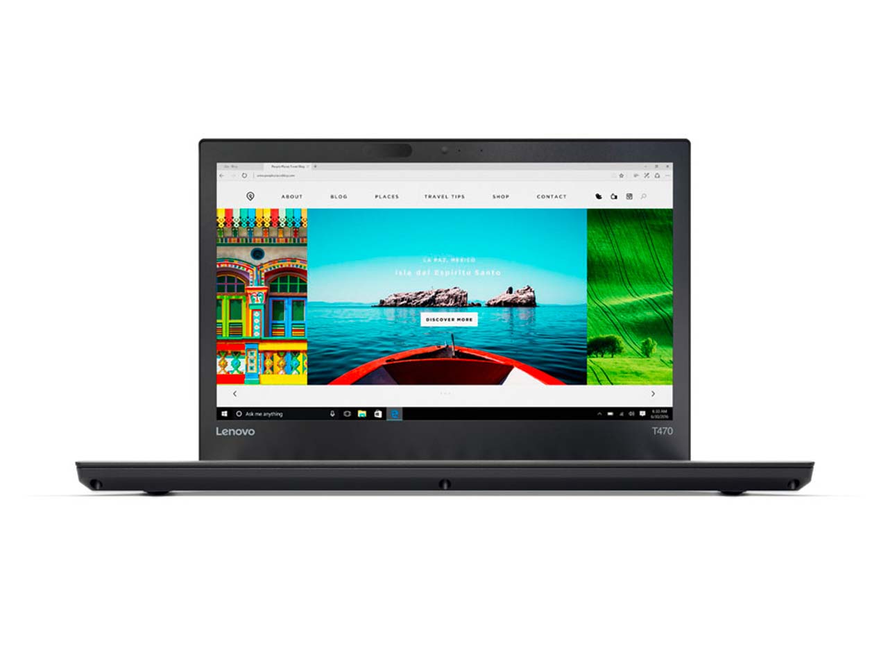 LENOVO Laptop THINKPAD T470 mit 256GB SSD, 16GB, refurb., 2. Wahl, black