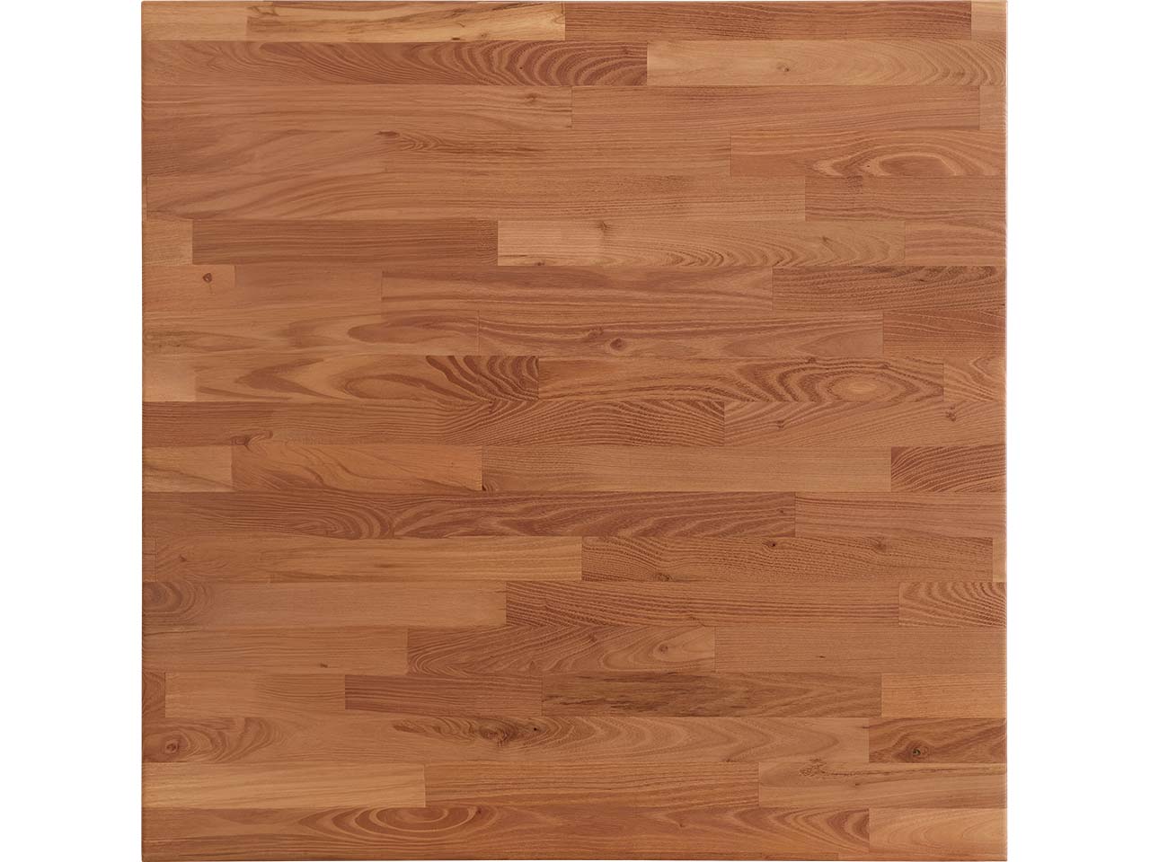 Tischplatte Robinie massiv, 70x70 cm, Stärke 20 mm, geölt