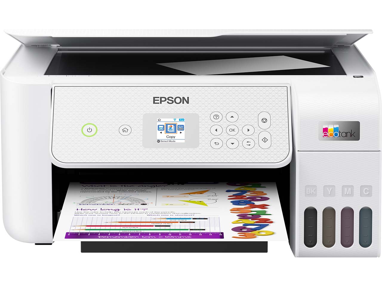 Epson Tintenstrahl-Multifunktionsdrucker "EcoTank ET-2876" weiß