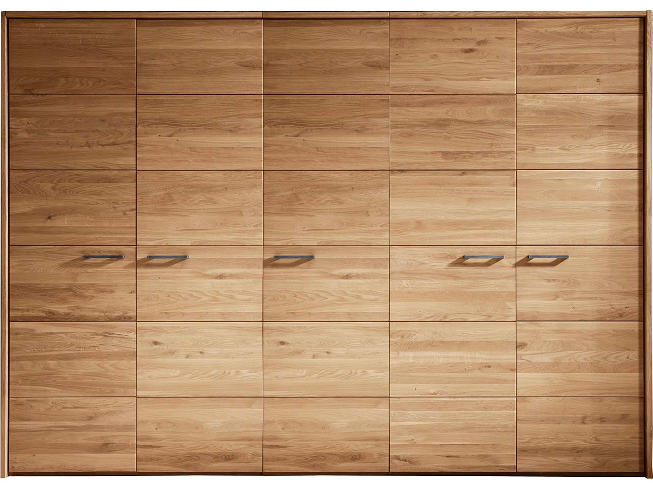 Kleiderschrank "Bolle" 5-türig, Wildeiche