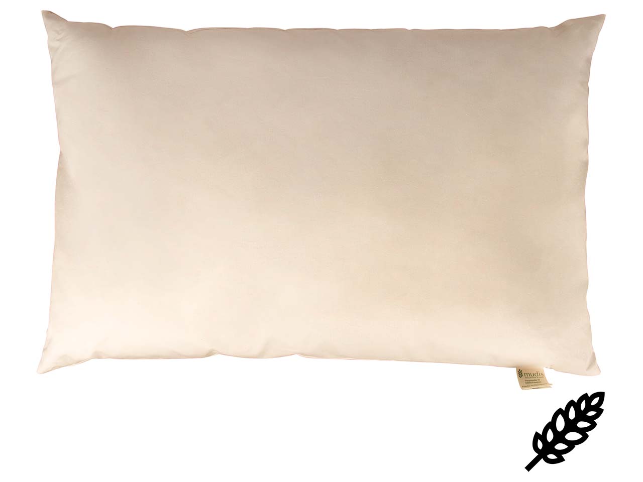 mudis Kopfkissen 40 x 60 cm Dinkelspelz