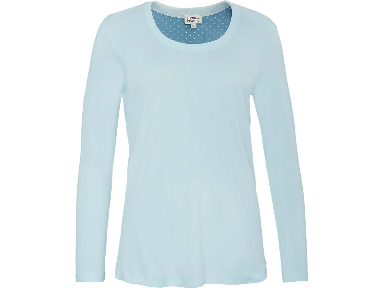 Living Crafts Bio-Damen-Schlafshirt "SALISA", bleu, Gr. S