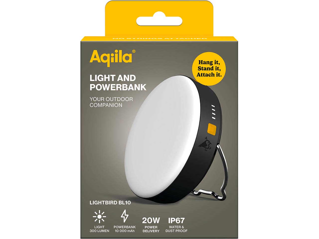 Aqiila 2 in 1 Powerbank und Leuchte "Powerbird BL10"